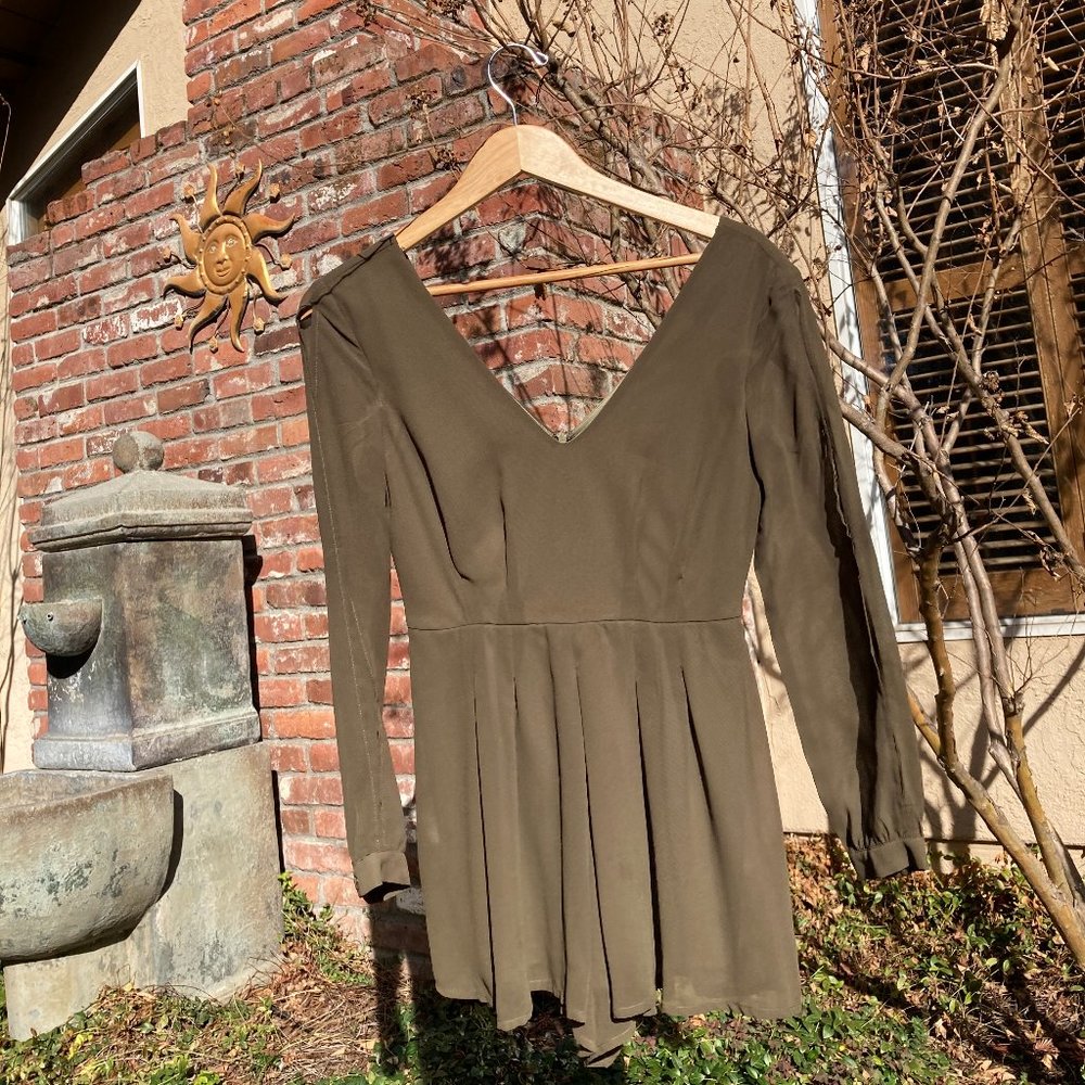 Earthy Green Romper